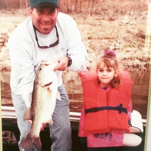 Little Summer and Dad in the early years.